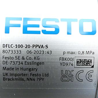 Zylinder mit Haltebremse DFLC-100-20-PPVA-S 