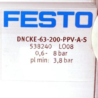 Cylinder with locking unit DNCKE-63-200-PPV-A-S 