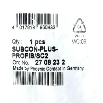 Angled Profibus connector 