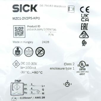 Cylinder sensor MZC1-2V2PS-KP0 