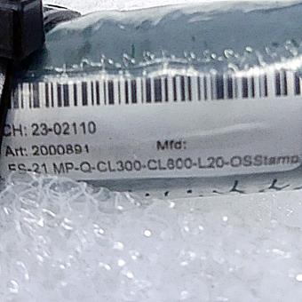 Lichtleiter-Faserpaket FS-21 MP-Q-CL300-CL800-L20-OSStamp 