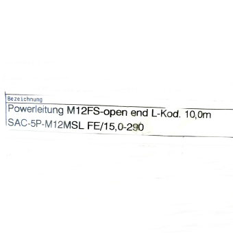 Powerleitung SAC-5P-M12MSL/15,0-290/FSL FE 