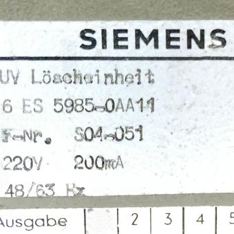 UV Löscheinheit S04-051 