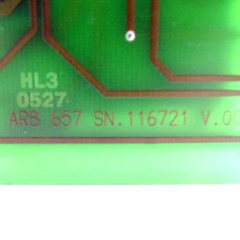 Relay Card SN. 116721 V.00 Used