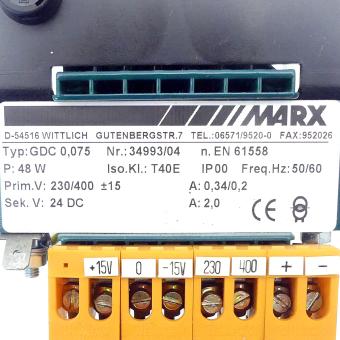 Single-phase power supply unit GDC 0,075 