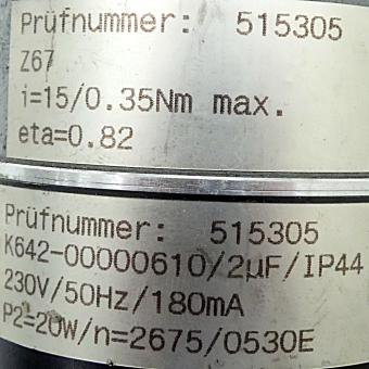 Electric motor with gearbox 