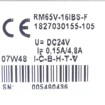 Versorgermodul RM65V-16IBS-F 