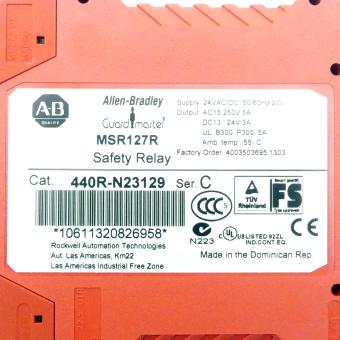 Sicherheitsrelais MSR127R MSR127R  