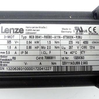 Servomotor MCS 06I41-RS0B0-A11N-ST5S00N-R3SU 