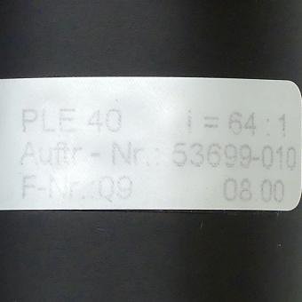 Planetary gear box PLE40 i=64  