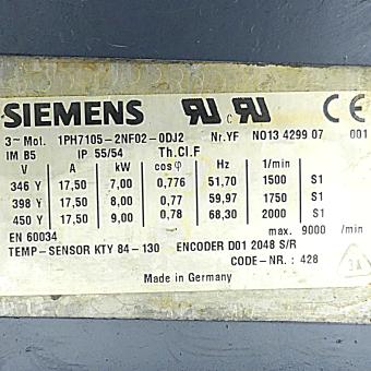 Asynchronmotor Simotics M Compact 
