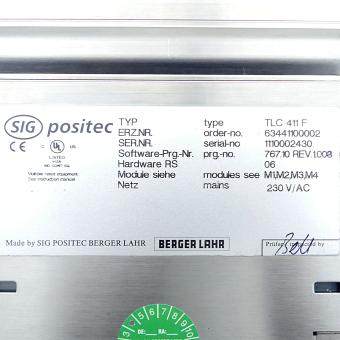 Positioning controller for 3-phase stepping motors with rotation monitoring 0063441100002 