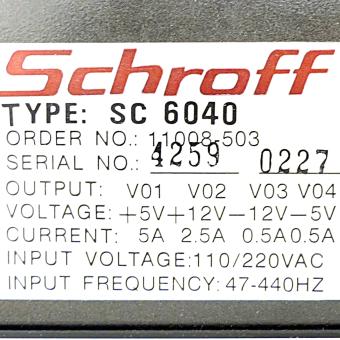 Stromversorgung SC 6040 