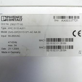 Anzeigefeld PPC 5115 AU11 