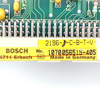 Control unit for plug-in module 