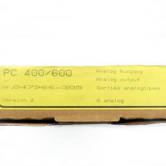 Analoge Ausgangskarte PC 400/600 