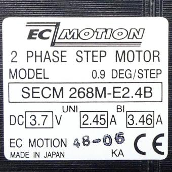 NEMA23 2-Phasen-Schrittmotor 0.9° 1.45Nm Litzen:8 2.45A 2-Wellenenden:6.35mm  