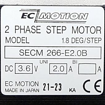 NEMA23 2-phase stepper motor 1.8° 0.9Nm Strands: 8 2.0A 2 shaft ends: 6.35mm  