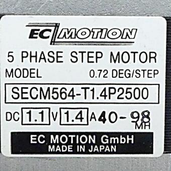 SIZE60 5-phase stepper motor 0.72° 0.42Nm Junction box 1.4A Front shaft: 8mm Encoder line driver  New FS