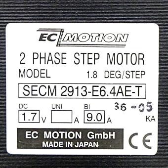 NEMA34 2-Phasen-Schrittmotor 1.8° 7.2Nm Anschlußkasten 6.4A Frontwelle:14mm  Neu OVP