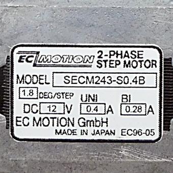 NEMA17 2-Phasen-Schrittmotor 1.8° 0.16Nm Litzen:6 0.4A 2-Wellenenden:5mm  