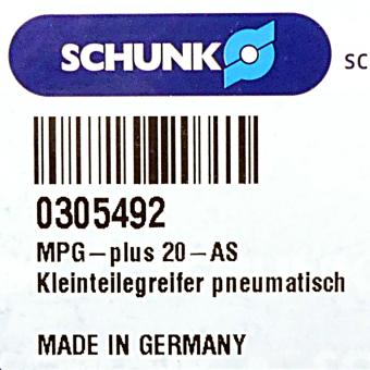 small parts gripper MPG-plus 20-AS New FS