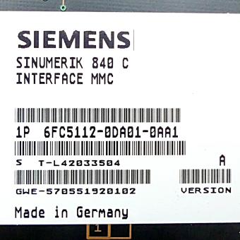 SINUMERIK 840C/840CE Interface MMC  Used