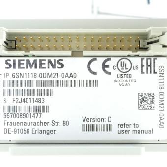 SIMODRIVE 611-D Regelungseinschub  Used