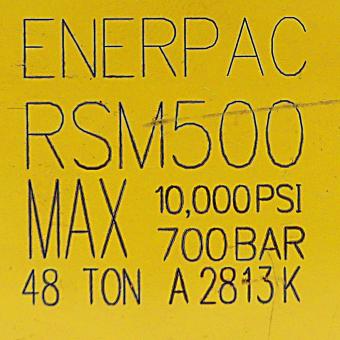 RSM500 Niedrigbau-Hydraulikzylinder 48 Tonnen  Gebraucht