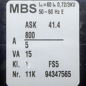 Aufsteckstromwandler  New FS