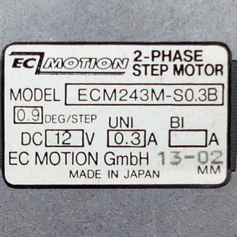 NEMA17 2-Phasen-Schrittmotor 0.9° 0.08Nm Litzen:6 0.3A 2-Wellenenden:5mm  Neu OVP