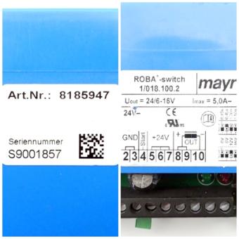 Fast switching module ROBA-switch 1/018.100.2 Used