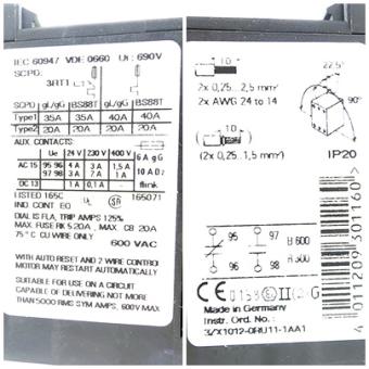 Overload relay 