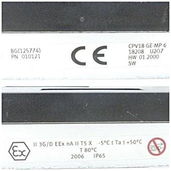 Elektrik-Anschaltung CPV18-GE-MP-6 