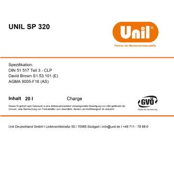 Gear oil SP 320 