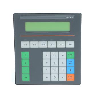 Bedienfeld MAC 40+ Gebraucht