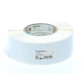 Polyester Etiketten Silber  Neu