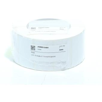 Polyester Etiketten weiß 2100STK pro Rolle  Neu OVP