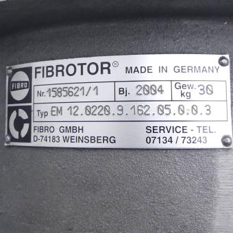 FIBROTOR Rotary indexing table EM 12 