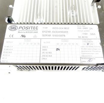 Step motor power section with rotation monitoring WD3-004.1802 