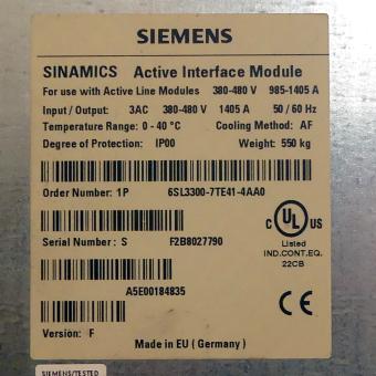 SINAMICS S120 active Interface Module 