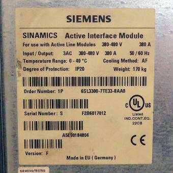 SINAMICS S120 Active Interface Module 