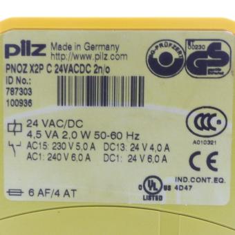 Not-Aus-Schaltgerät PNOZ X2P C 24VACDC 2n/o 