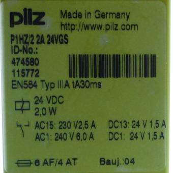 Safety Relay PNOZ X4 230VAC 3n/o 1n/c PNOZ X4 230VAC 3n/o1n/c New FS