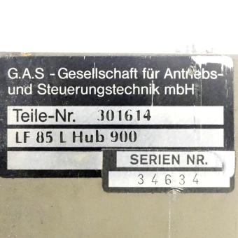 Linear actuator LF 85 L Hub 900 