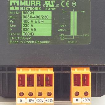 Isolating Transformer 86031 