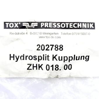 Hydrosplit Kupplung ZHK 018. 00 