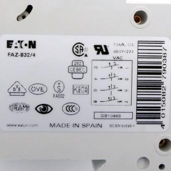 Circuit breaker FAZ-B32/4 