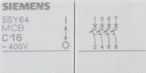 Circuit Breaker 5SY64MCB C16 