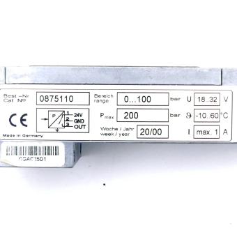 Pressure switch 